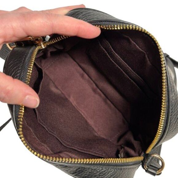 Coach Black Pebbled Leather Mini Jamie Camera Crossbody Bag Shoulder CA069 - Picture 6 of 16